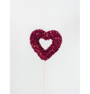 STICKS CORAZON SILUETA BRILLO