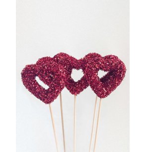 STICKS CORAZON SILUETA BRILLO 2