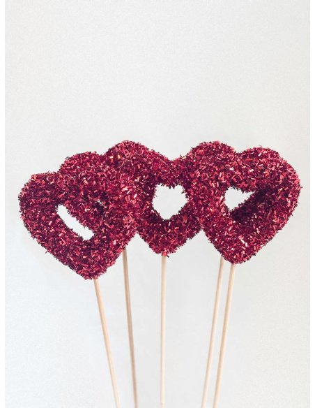STICKS CORAZON SILUETA BRILLO